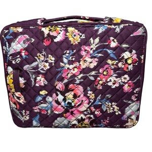 Vera Bradley Cotton Tablet Tamer Organizer in Indiana Rose Pattern